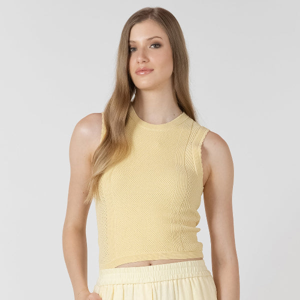 Sully Scalloped Pointelle Tank