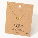 Angel Number Pendant Necklace