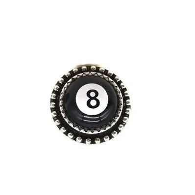 8 Ball Cuff Ring