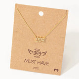 Angel Number Pendant Necklace