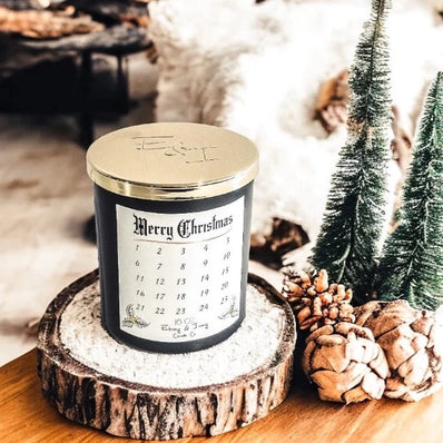 Ebony & Ivory Advent Candle