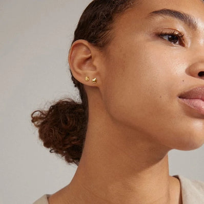 Afrodite 2-in-1 Heart Earrings