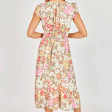 Floral Dunes Midi Dress