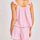 Jetset Ruffle Top & Shorts Set