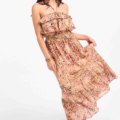 Sunset Canyon Strapless Maxi Dress