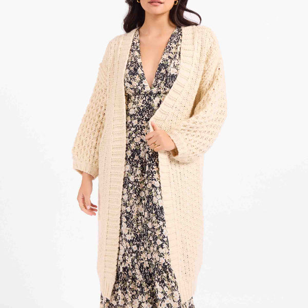 Iggy Hand Knit Long Cardigan