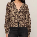 All The Wild Zebra Cardigan