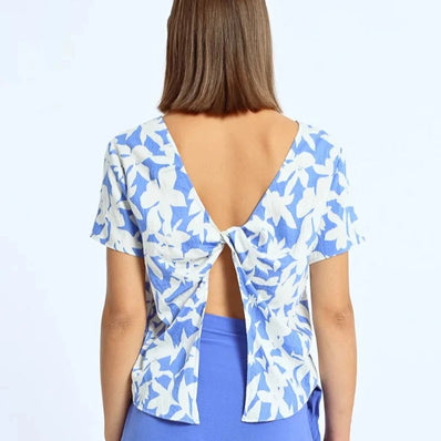 Ami Backless Top