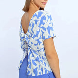 Ami Backless Top