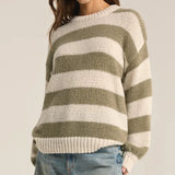 Andes Stripe Crew Neck Sweater