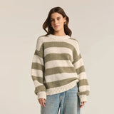 Andes Stripe Crew Neck Sweater