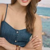 Angel Eyes Denim Mini Dress