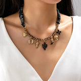 Western Charm Animal Scarf Necklace