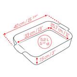 Appolia 16" Rectangular Baking Dish