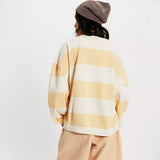 WTF Classic Striped Oversized Crew