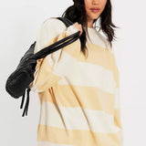 WTF Classic Striped Oversized Crew