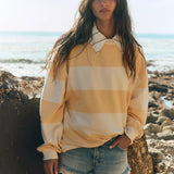 WTF Classic Striped Oversized Crew