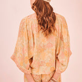 Butterfly Cropped Blouse