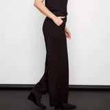 Audrey Solid Ponte Wide Leg Pant