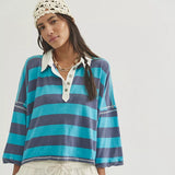 WTF Auggie Oversized Polo Tee