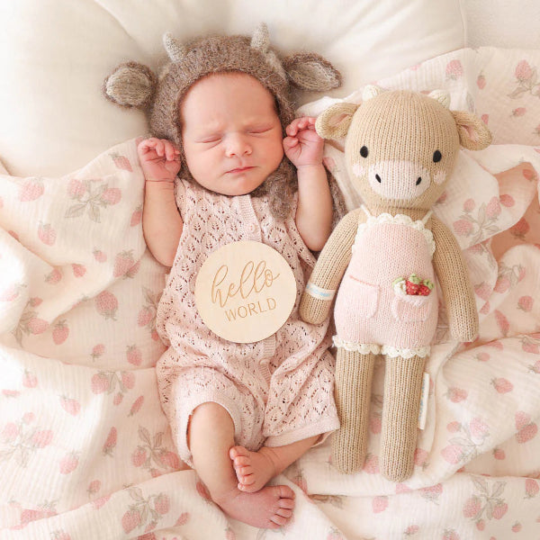 Ava The Cow (Powder Pink)