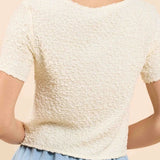 A Vision Textured Knit Top