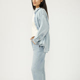 Relaxed Button-Up Beach Shirt