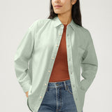 Relaxed Button-Up Beach Shirt