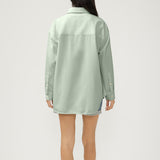 Relaxed Button-Up Beach Shirt
