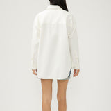 Relaxed Button-Up Beach Shirt