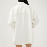 Relaxed Button-Up Beach Shirt