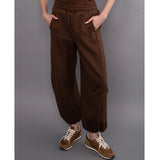 Beata Fleece Barrel Pant