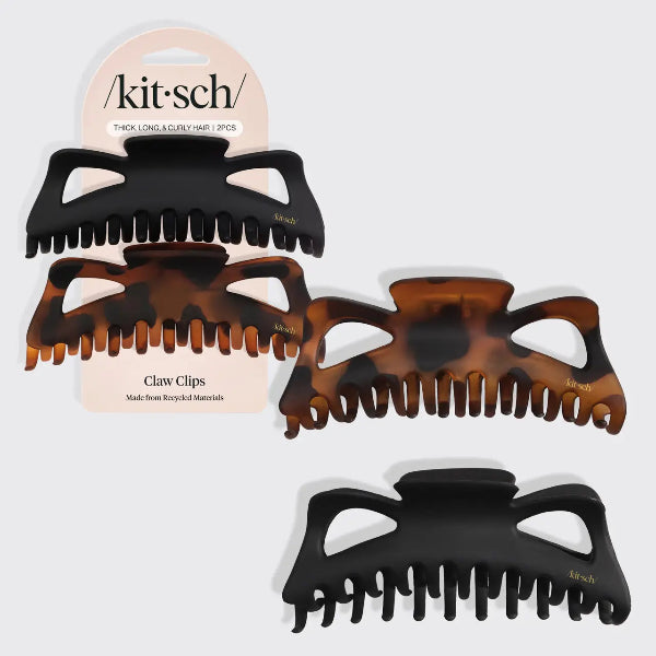 Jumbo Classic Claw Clips 2Pc