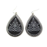 Bluebell Boot Stitch Teardrop Earring