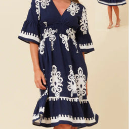 Betina Boho 1/2 Sleeve Dress