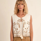 Ella Embroidered Vest
