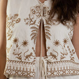 Ella Embroidered Vest