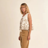 Ella Embroidered Vest