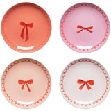 Bowtique Appetizer Plates Set/4