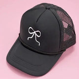 Ribbon Bow Trucker Hat