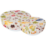 Field Mushrooms Bowl Covers Set/2