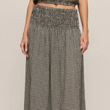 Brooke Gingham Maxi Skirt