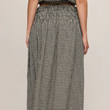 Brooke Gingham Maxi Skirt