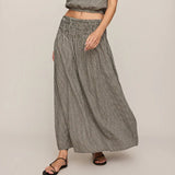Brooke Gingham Maxi Skirt
