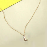 Balloon Bubble Initial Necklace