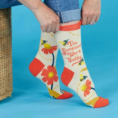 Someone's Work Buddy Crew Socks