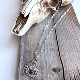 Cactus Scenery Eartag Necklace