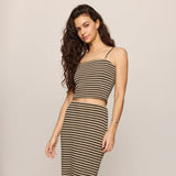Caffari Stripe Tube Top