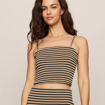 Caffari Stripe Tube Top