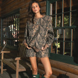 Woodland Camo Crew Neck